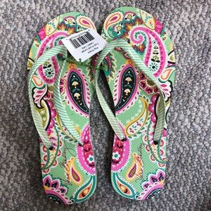 NWT Vera Bradley Flip Flops